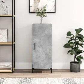 Aparador de madera contrachapada gris hormigón 34,5x34x90 cm de vidaXL, Aparadores - Ref: Foro24-828552, Precio: 62,39 €, Des...