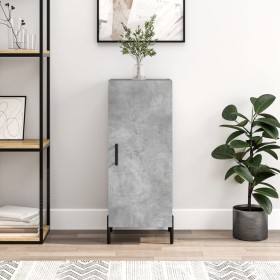 Aparador de madera contrachapada gris hormigón 34,5x34x90 cm de vidaXL, Aparadores - Ref: Foro24-828552, Precio: 63,20 €, Des...