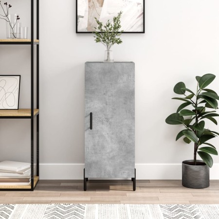 Aparador de madera contrachapada gris hormigón 34,5x34x90 cm de vidaXL, Aparadores - Ref: Foro24-828552, Precio: 63,20 €, Des...