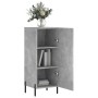 Aparador de madera contrachapada gris hormigón 34,5x34x90 cm de vidaXL, Aparadores - Ref: Foro24-828552, Precio: 63,20 €, Des...