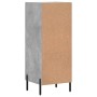 Aparador de madera contrachapada gris hormigón 34,5x34x90 cm de vidaXL, Aparadores - Ref: Foro24-828552, Precio: 63,20 €, Des...