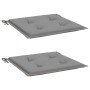 Cojines de silla de jardín 2 uds tela Oxford gris 50x50x4 cm en Decoración | Comprar online en Foru.es