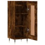 Aparador madera de ingeniería roble ahumado 34,5x34x90 cm de vidaXL, Aparadores - Ref: Foro24-830425, Precio: 57,87 €, Descue...
