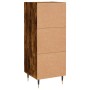 Aparador madera de ingeniería roble ahumado 34,5x34x90 cm de vidaXL, Aparadores - Ref: Foro24-830425, Precio: 57,87 €, Descue...