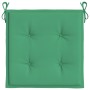 Cojín silla jardín respaldo bajo 2 uds tela Oxford verde en Decoración | Comprar online en Foru.es