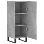 Aparador de madera contrachapada gris hormigón 34,5x34x90 cm de vidaXL, Aparadores - Ref: Foro24-828568, Precio: 77,90 €, Des...