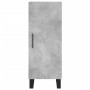 Aparador de madera contrachapada gris hormigón 34,5x34x90 cm de vidaXL, Aparadores - Ref: Foro24-828568, Precio: 77,90 €, Des...