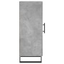 Aparador de madera contrachapada gris hormigón 34,5x34x90 cm de vidaXL, Aparadores - Ref: Foro24-828568, Precio: 77,90 €, Des...