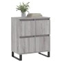 Aparador de madera contrachapada gris Sonoma 60x35x70 cm de vidaXL, Aparadores - Ref: Foro24-831226, Precio: 80,05 €, Descuen...