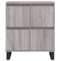 Aparador de madera contrachapada gris Sonoma 60x35x70 cm de vidaXL, Aparadores - Ref: Foro24-831226, Precio: 80,05 €, Descuen...