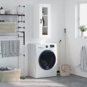 White wall cabinet 34.5x34x90 cm by vidaXL, Sideboards - Ref: Foro24-828908, Price: 44,59 €, Discount: %