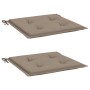 Cojines de silla de jardín 2 uds tela Oxford taupé 50x50x4 cm en Decoración | Comprar online en Foru.es