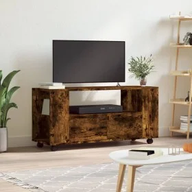 Mueble para TV madera de ingeniería roble ahumado 102x34,5x43cm de vidaXL, Muebles TV - Ref: Foro24-833747, Precio: 65,44 €, ...