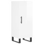 Aparador de madera contrachapada blanco brillante 34,5x34x90 cm de vidaXL, Aparadores - Ref: Foro24-828566, Precio: 85,39 €, ...