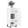 Aparador de madera contrachapada blanco brillante 34,5x34x90 cm de vidaXL, Aparadores - Ref: Foro24-828566, Precio: 85,39 €, ...