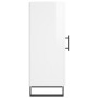 Aparador de madera contrachapada blanco brillante 34,5x34x90 cm de vidaXL, Aparadores - Ref: Foro24-828566, Precio: 85,39 €, ...