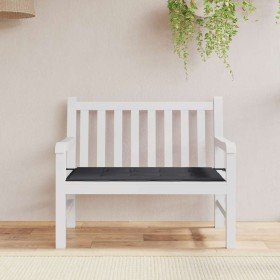 Cojín de banco de jardín tela Oxford negro 100x50x4 cm en Decoración | Comprar online en Foru.es