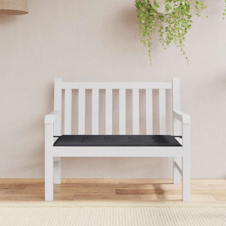 Cojín de banco de jardín tela Oxford negro 100x50x4 cm en Decoración | Comprar online en Foru.es