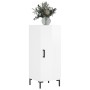 Aparador de madera contrachapada blanco brillante 34,5x34x90 cm de vidaXL, Aparadores - Ref: Foro24-828542, Precio: 66,30 €, ...