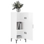 Aparador de madera contrachapada blanco brillante 34,5x34x90 cm de vidaXL, Aparadores - Ref: Foro24-828542, Precio: 66,30 €, ...