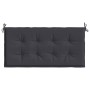 Cojín de banco de jardín tela Oxford negro 100x50x4 cm en Decoración | Comprar online en Foru.es