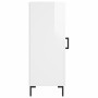 Aparador de madera contrachapada blanco brillante 34,5x34x90 cm de vidaXL, Aparadores - Ref: Foro24-828542, Precio: 66,30 €, ...