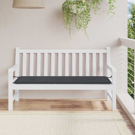 Cojín de banco de jardín tela Oxford negro 150x50x4 cm en Decoración | Comprar online en Foru.es