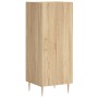 Aparador madera contrachapada color roble Sonoma 34,5x34x90 cm de vidaXL, Aparadores - Ref: Foro24-828527, Precio: 53,03 €, D...