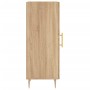 Aparador madera contrachapada color roble Sonoma 34,5x34x90 cm de vidaXL, Aparadores - Ref: Foro24-828527, Precio: 53,03 €, D...