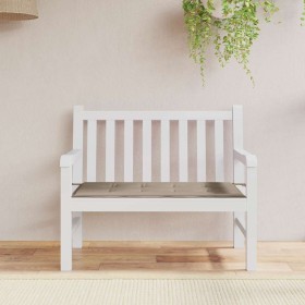 Cojín de banco de jardín tela Oxford gris taupé 120x50x4 cm en Decoración | Comprar online en Foru.es