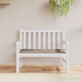 Cojín de banco de jardín tela Oxford gris taupé 120x50x4 cm en Decoración | Comprar online en Foru.es
