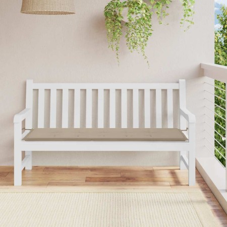 Cojín de banco de jardín tela Oxford gris taupé 150x50x4 cm en Decoración | Comprar online en Foru.es