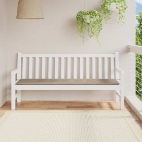 Cojín de banco de jardín tela Oxford gris taupé 180x50x4 cm en Decoración | Comprar online en Foru.es