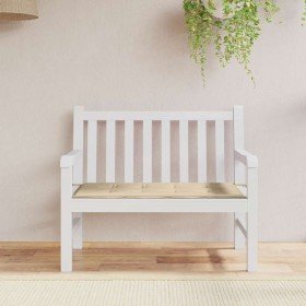 Cojín de banco de jardín tela Oxford beige 120x50x4 cm en Decoración | Comprar online en Foru.es