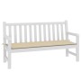 Cojín de banco de jardín tela Oxford beige 150x50x4 cm en Decoración | Comprar online en Foru.es