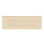 Cojín de banco de jardín tela Oxford beige 150x50x4 cm en Decoración | Comprar online en Foru.es