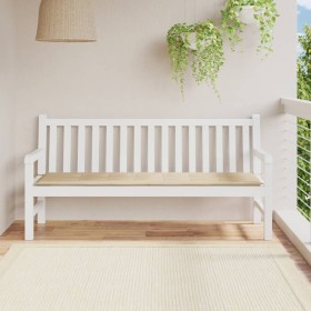 Cojín de banco de jardín tela Oxford beige 180x50x3 cm en Decoración | Comprar online en Foru.es