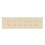 Cojín de banco de jardín tela Oxford beige 180x50x3 cm en Decoración | Comprar online en Foru.es