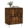 Aparador madera contrachapada color roble ahumado 60x35x70 cm de vidaXL, Aparadores - Ref: Foro24-831217, Precio: 68,04 €, De...