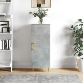 Concrete gray plywood sideboard 34.5x34x90 cm by vidaXL, Sideboards - Ref: Foro24-828528, Price: 37,84 €, Discount: %