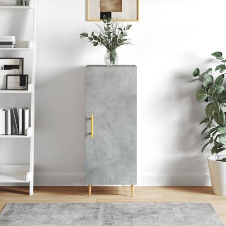 Aparador de madera contrachapada gris hormigón 34,5x34x90 cm de vidaXL, Aparadores - Ref: Foro24-828528, Precio: 38,08 €, Des...