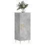 Aparador de madera contrachapada gris hormigón 34,5x34x90 cm de vidaXL, Aparadores - Ref: Foro24-828528, Precio: 38,08 €, Des...