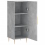 Aparador de madera contrachapada gris hormigón 34,5x34x90 cm de vidaXL, Aparadores - Ref: Foro24-828528, Precio: 38,08 €, Des...