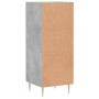 Aparador de madera contrachapada gris hormigón 34,5x34x90 cm de vidaXL, Aparadores - Ref: Foro24-828528, Precio: 38,08 €, Des...