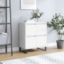 Aparador de madera contrachapada blanco 60x35x70 cm de vidaXL, Aparadores - Ref: Foro24-831220, Precio: 74,54 €, Descuento: %