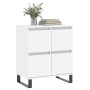 Aparador de madera contrachapada blanco 60x35x70 cm de vidaXL, Aparadores - Ref: Foro24-831220, Precio: 74,54 €, Descuento: %