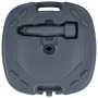 Base de sombrilla portátil rellenable con arena/agua gris en Bases para sombrillas | Comprar online en Foru.es