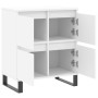Aparador de madera contrachapada blanco 60x35x70 cm de vidaXL, Aparadores - Ref: Foro24-831220, Precio: 74,54 €, Descuento: %