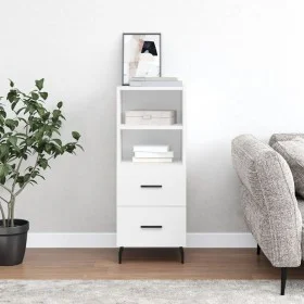 Aparador madera de ingeniería blanco 34,5x34x90 cm de vidaXL, Aparadores - Ref: Foro24-828684, Precio: 50,89 €, Descuento: %