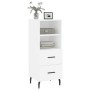 Aparador madera de ingeniería blanco 34,5x34x90 cm de vidaXL, Aparadores - Ref: Foro24-828684, Precio: 51,34 €, Descuento: %